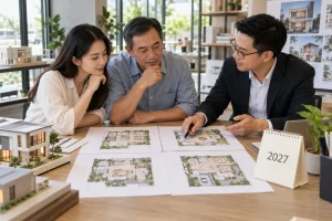Tuổi Thìn xây nhà năm 2027 – minh họa chuẩn bị kế hoạch nhà ở